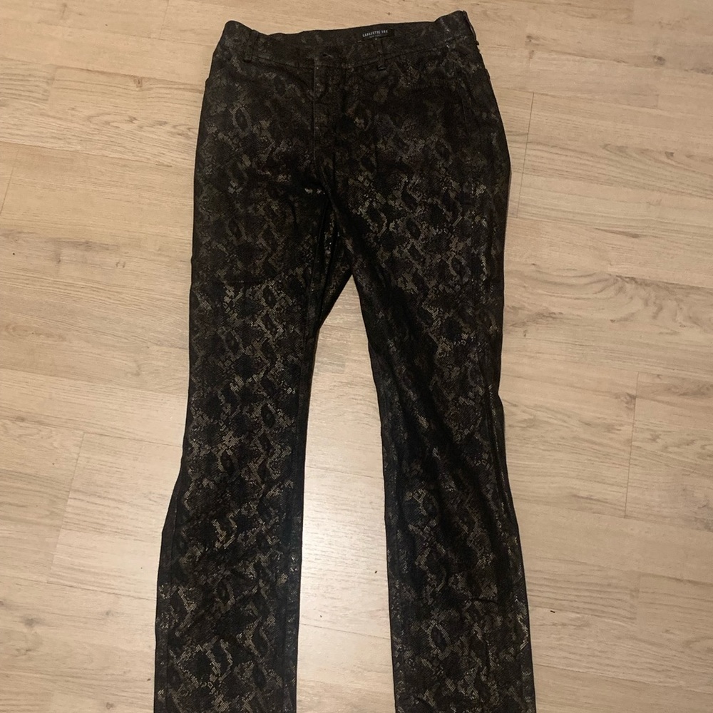 Lafayette 148 snakeskin pants
